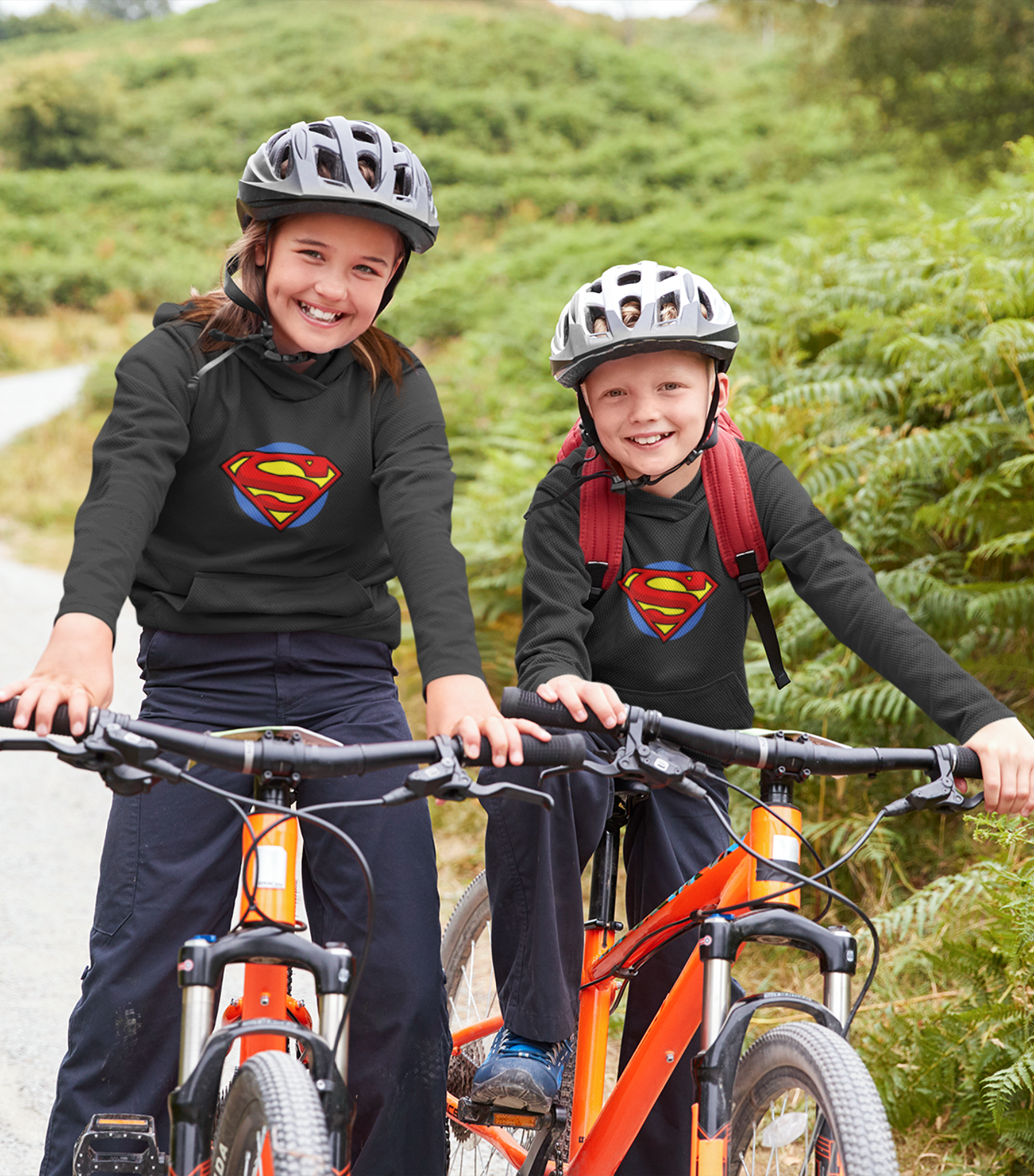 Superman Logo Classic Youth Hoodie - Image 2