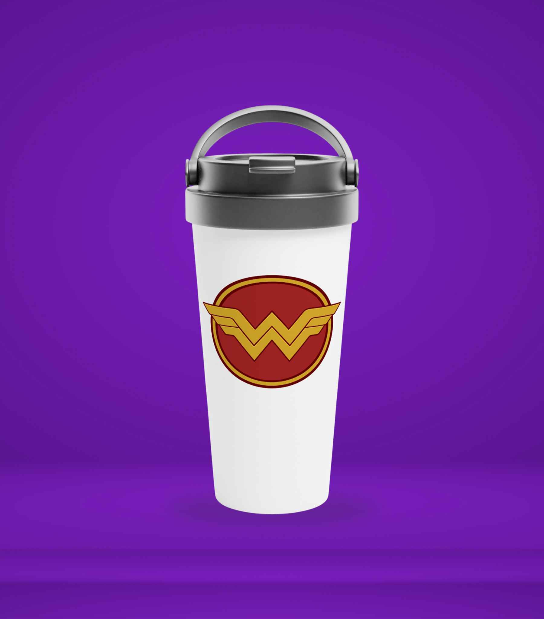 Wonder Power Travel Bottle – 15oz Stainless Steel Hero Edition