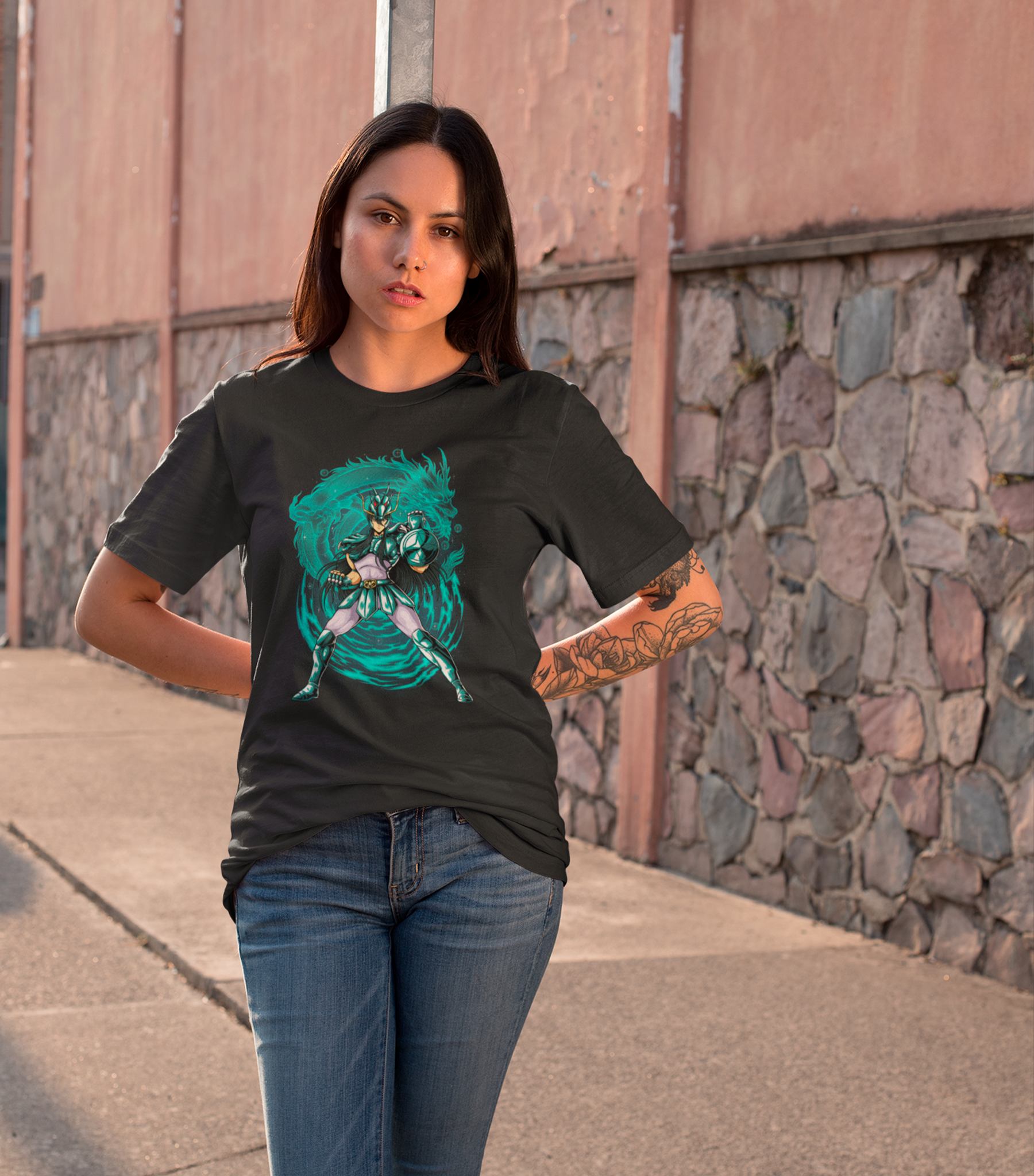 Saint Seiya - Dragon Shiryu Classic Unisex T-Shirt - Image 2