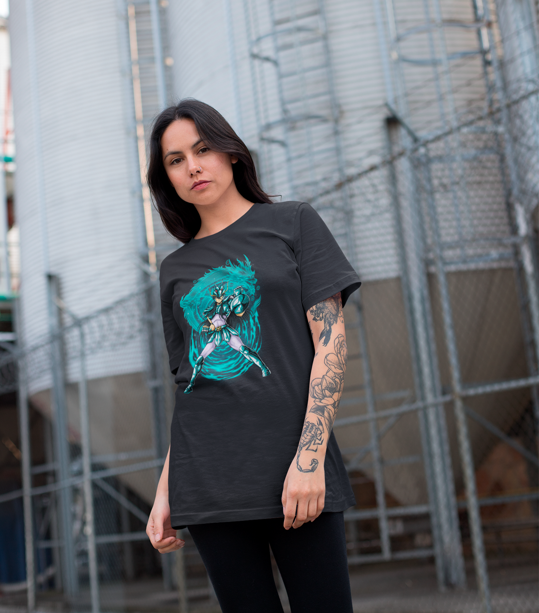 Saint Seiya - Dragon Shiryu Classic Unisex T-Shirt - Image 3