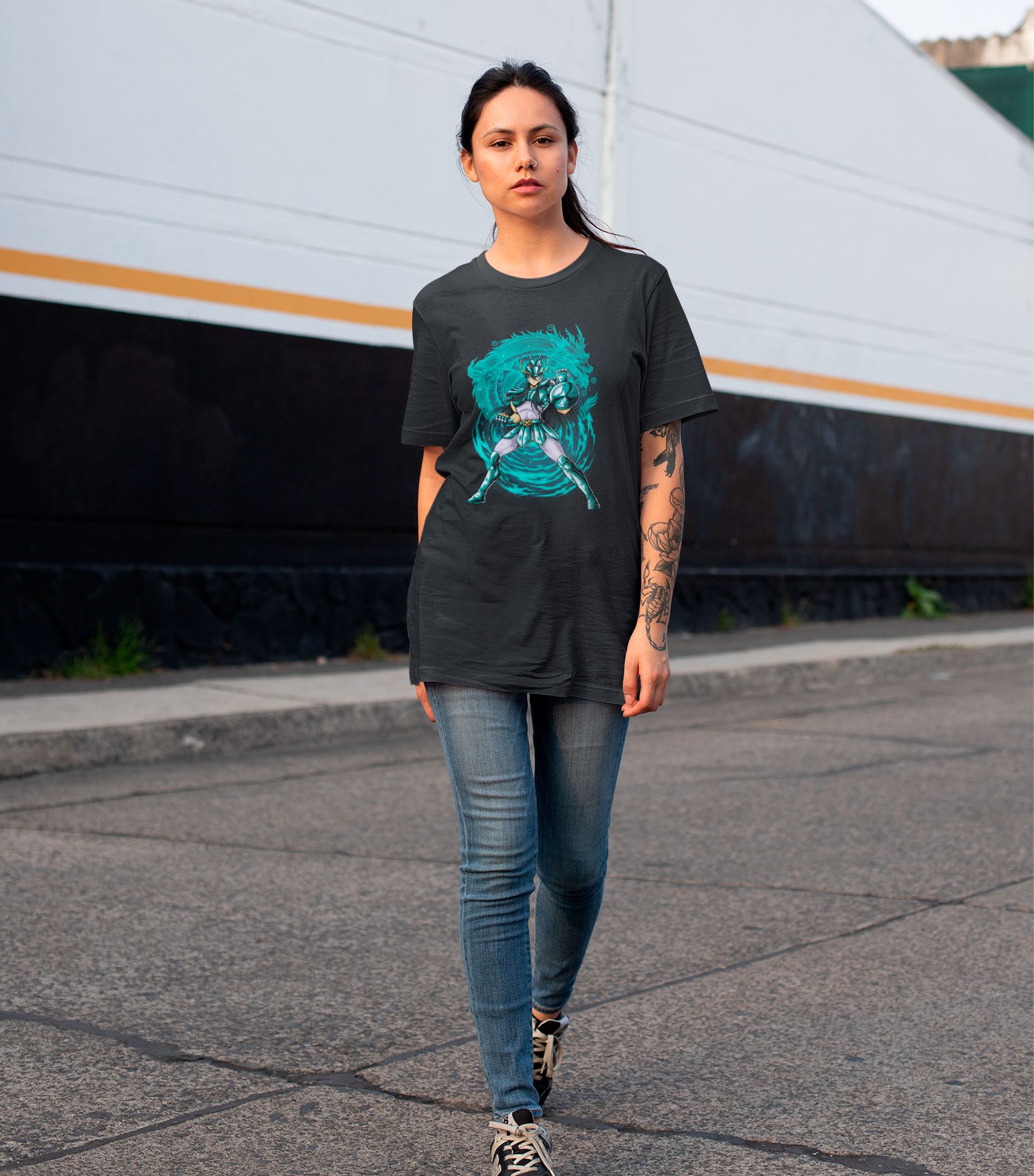 Saint Seiya - Dragon Shiryu Classic Unisex T-Shirt - Image 4