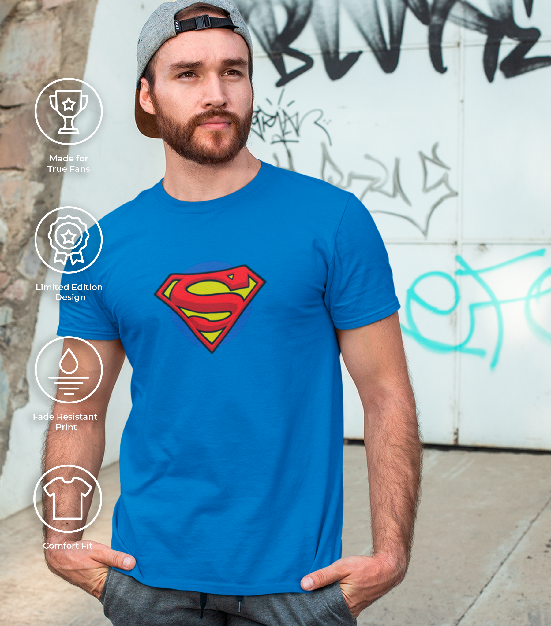 Superman Logo Classic Unisex T-Shirt - Image 5