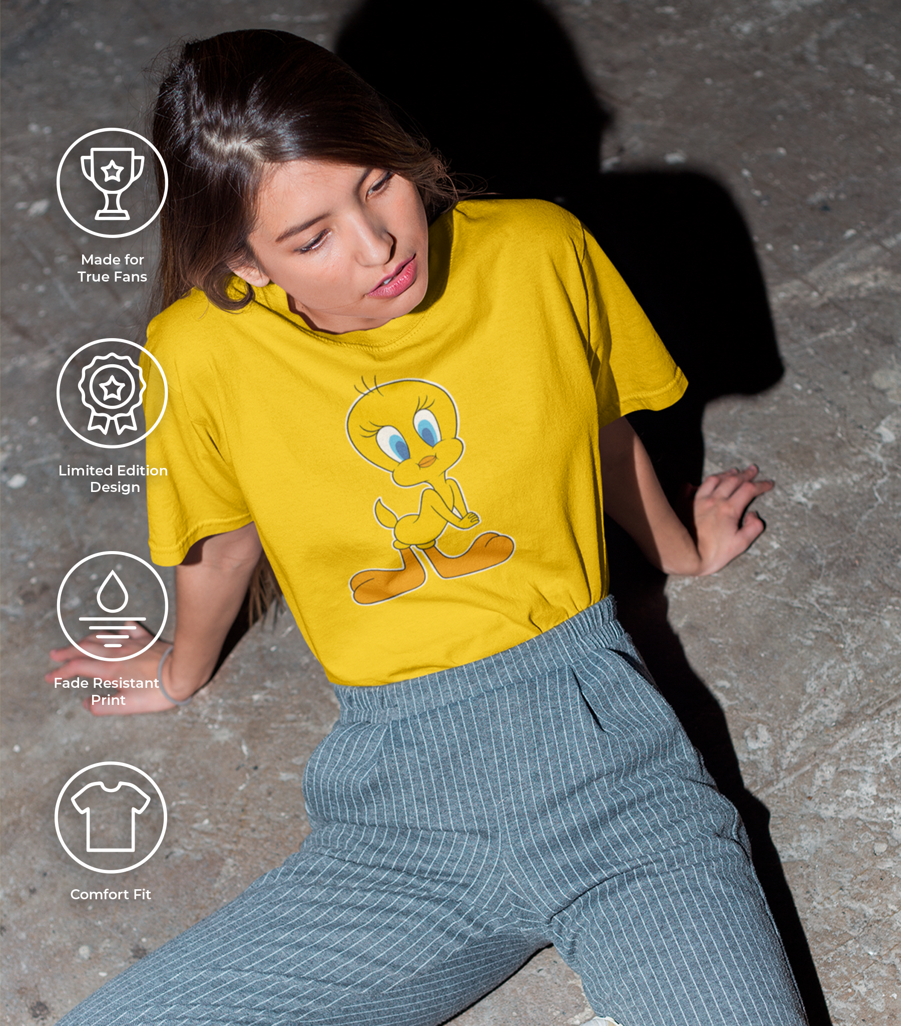 Looney Tunes Tweety Unisex T-Shirt - Image 4